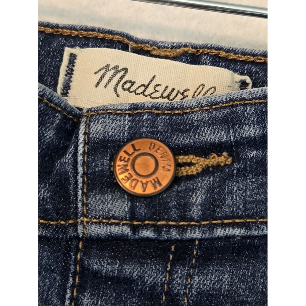 Madewell Maternity Skinny Jeans Size 28 Blue Denim Cotton Blend - Picture 2 of 15